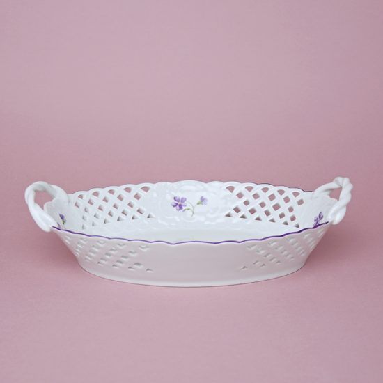 Basket perforated 28 cm, Violet, Cesky porcelan a.s.