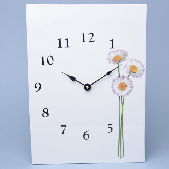 Daisy wall clock 35,5 x 25 cm, Český porcelán a.s.