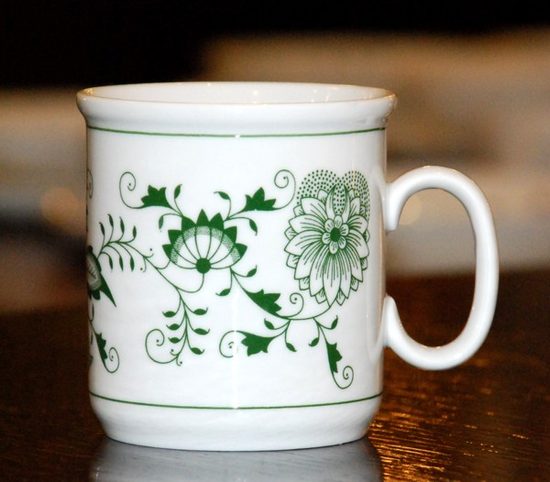 Mug Gaston 0,22 l, Green Onion Pattern, Cesky porcelan a.s.