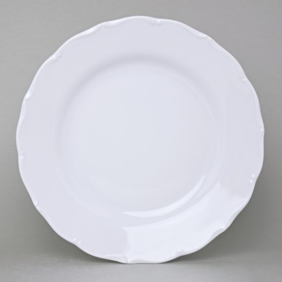 Verona white: Plate dining 27 cm, G. Benedikt 1882, bottom sign