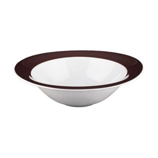 Bowl 21 cm, Trio 23602 Dark Chocolate, Seltmann Porcelain