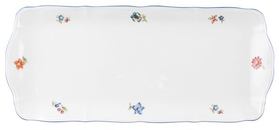 Platter 35 x 17,5 cm, Sonate 34032 flowers, Seltmann porcelain