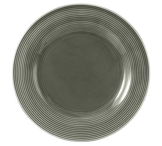 Beat pearl-grey: Plate dining 27,5 cm, Seltmann porcelain