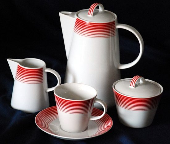 Coffee set for 6 persons, Thun 1794 Carlsbad porcelain, TOM 29954a