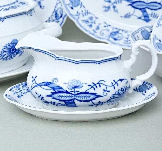 Sauce boat 450 ml, Thun 1794, karlovarský porcelán, NATÁLIE blue onion