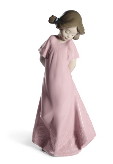 Girl in pink, 20,5 cm, NAO porcelain figures