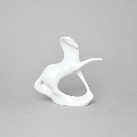 Stallion 15,5 x 5 x 16 cm, white, Royal Dux Bohemia