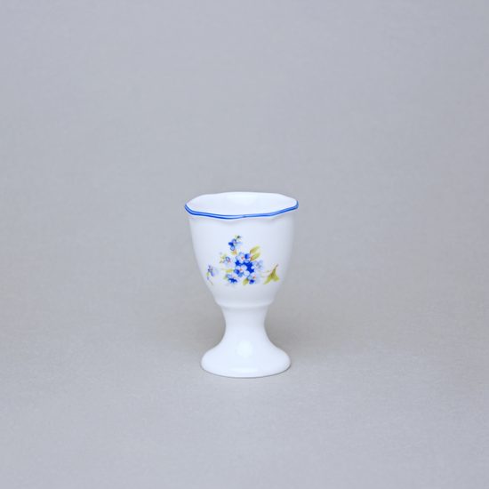 Kalíšek na vejce bez podstavce 7,5 cm, pomněnky, Český porcelán a.s.