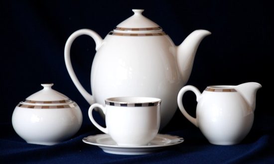 Kávová souprava pro 6 osob, Thun 1794, karlovarský porcelán, OPÁL 84032