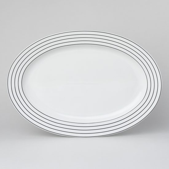 Dish oval flat 36 cm, Thun 1794, Sylvie 80411