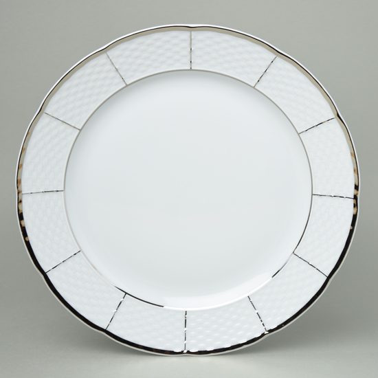 Club plate 31 cm, Thun 1794, MENUET platinum