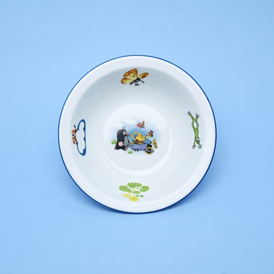 Bowl Praktik 16 cm, Mole the Gardener, Thun 1794 Carlsbad porcelain