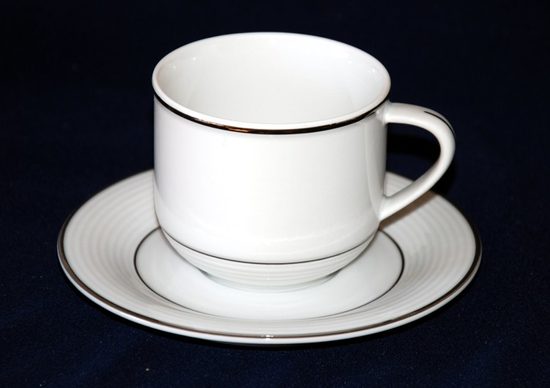 CATRIN 23171: Cup and saucer 210 ml / 15 cm, Thun 1794 Carlsbad porcelain