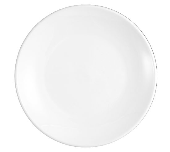 Plate round dessert 21,5 cm, Modern Life UNI white, Seltmann Porcelain