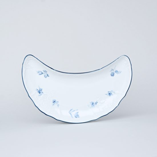 Bowl for bones 22 cm, Thun 1794 Carlsbad porcelain, BERNADOTTE blue flower