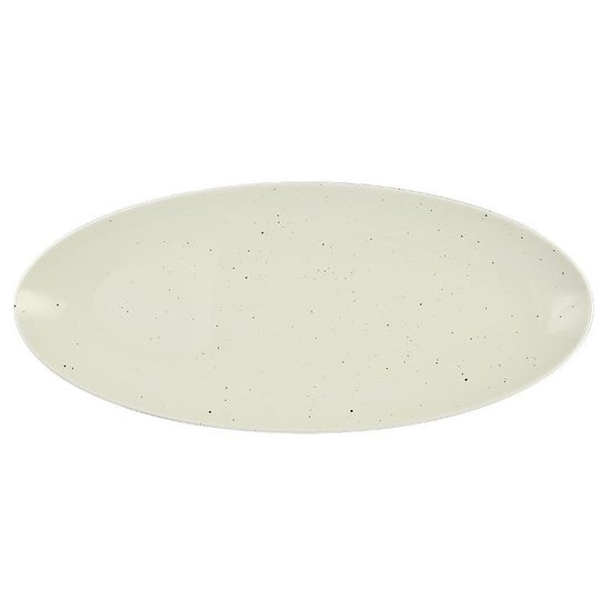 Platter oval 33 x 18 cm, Life Champagne 57010, Seltmann Porcelain