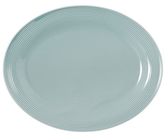 Beat arctic blue: Oval platter 35 x 28 cm, porcelain Seltmann