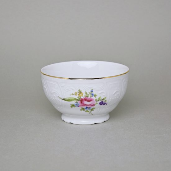 Rice bowl 13 cm, 470 ml, Thun 1794 Carlsbad Porcelain, BERNADOTTE Meissen Rose