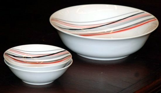 Kompotová souprava pro 6 osob, Thun 1794 karlovarský porcelán, SYLVIE 80382