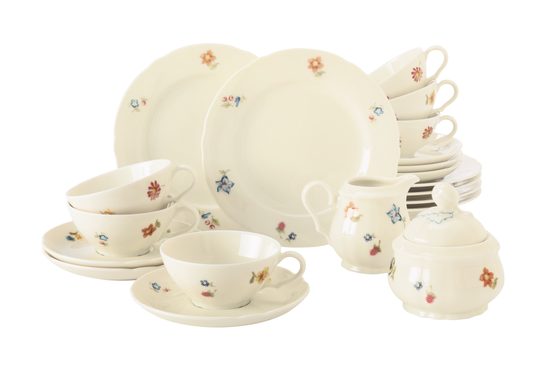 Tea set for 6 persons (20pcs), Marie-Luise 44714, Seltmann Porcelain