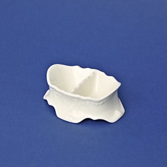 Bowl salt/pepper, Thun 1794, Carlsbad porcelain, BERNADOTTE ivory