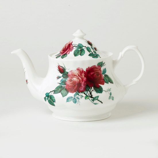 English Rose: Tea pot 1 l, Roy Kirkham fine bone china