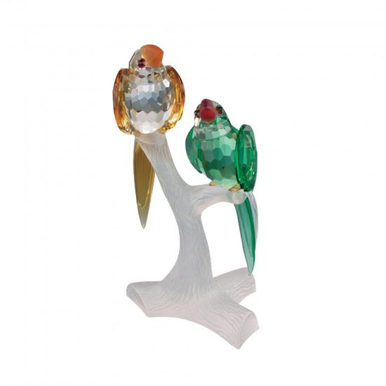 Parrot on Branch 103 x 54 mm, Crystal Gifts and Decoration PRECIOSA