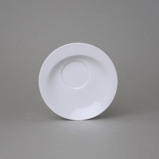 Saucer 137 mm, Future white, Thun 1794, karlovarský porcelán
