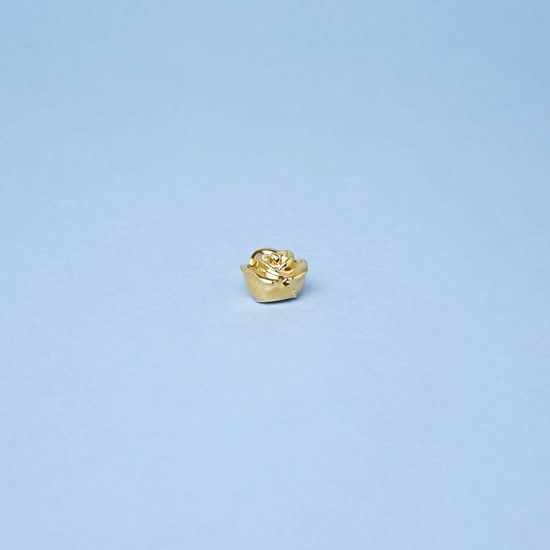 Dekorační růžička na stůl mini, 1,5-2 cm, Zlatá, Cibulák, originální z Dubí