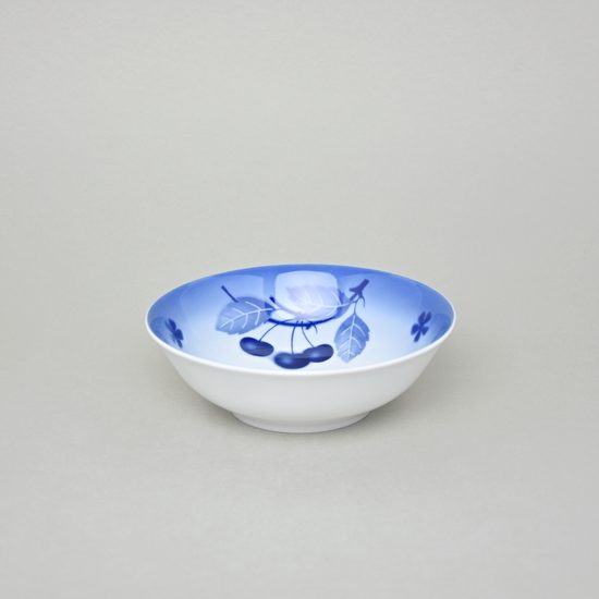 Bowl 16 cm, Thun 1794 Carlsbad porcelain, BLUE CHERRY