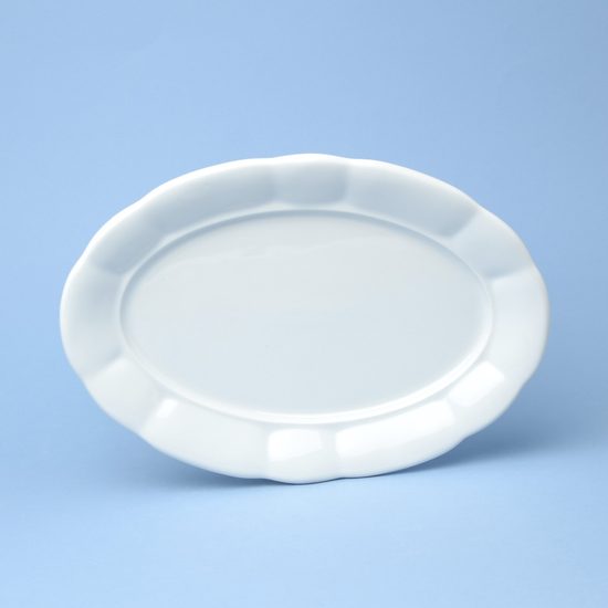 Mísa oválná 32 cm, Benedikt bílý, G. Benedikt 1882