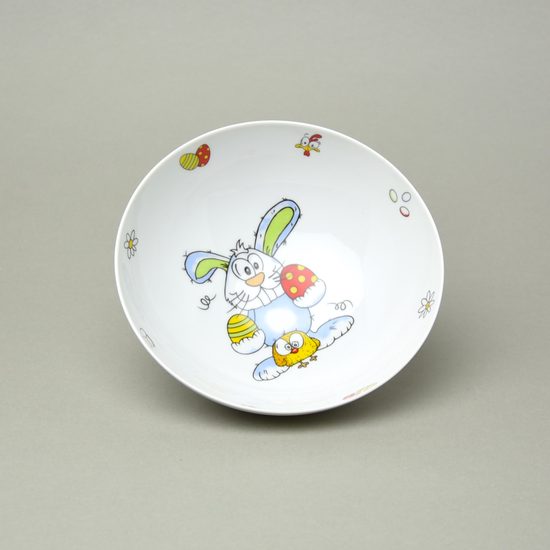 Miska 17 cm Elegance, dekor Veselá slepice, Thun 1794, karlovarský porcelán