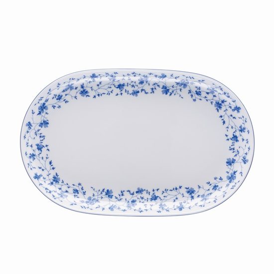 Platter 32 cm, FORM Sugar 1382 Blaublüten, Arzberg porcelain