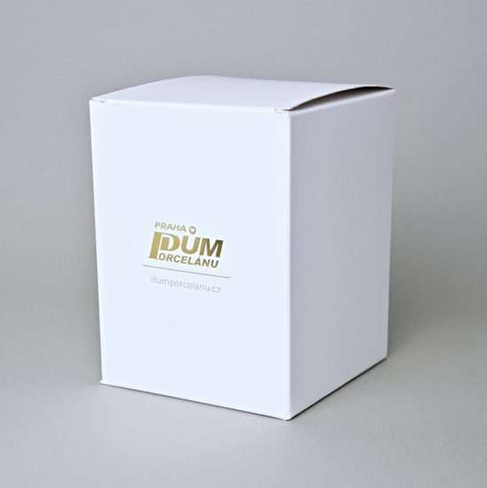 Dárková krabička, zlatá ražba B (14 x 11 x 11 cm)