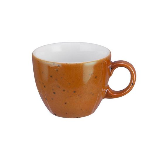 Cup 0,09 l mocca and saucer 11,8 cm, Life Terracotta 57013, Seltmann Porcelain