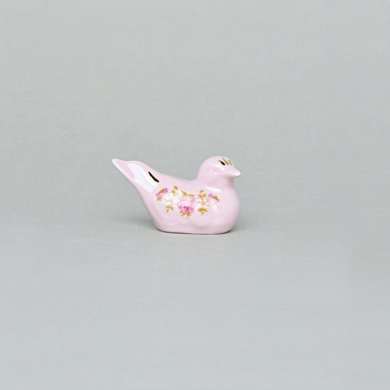 Small bird figurine, Leander, decor 158, rose china