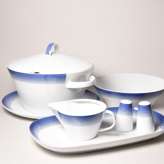 Dinnig set - garniture (items exl plates), Thun 1794, karlovarský porcelán, TOM 29954