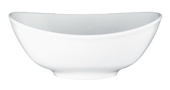 Miska oválná (polévková) 16 cm, Modern Life UNI bílý, Porcelán Seltmann