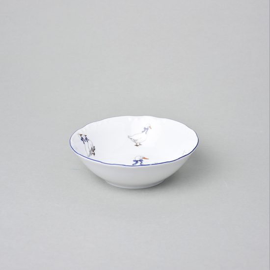 Constance goose, Bowl 13 cm, Thun 1794, karlovarský porcelán