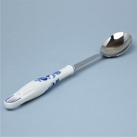 Salad spoon 32 cm - hanging, Original Blue Onion Pattern