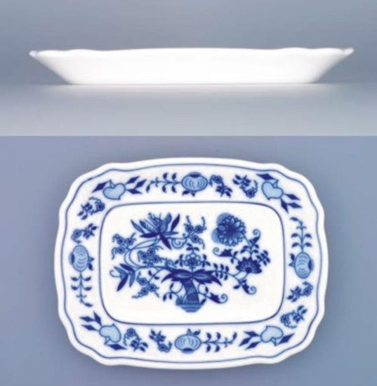 Butter dish - bottom 0,125 kg, Original Blue Onion Pattern