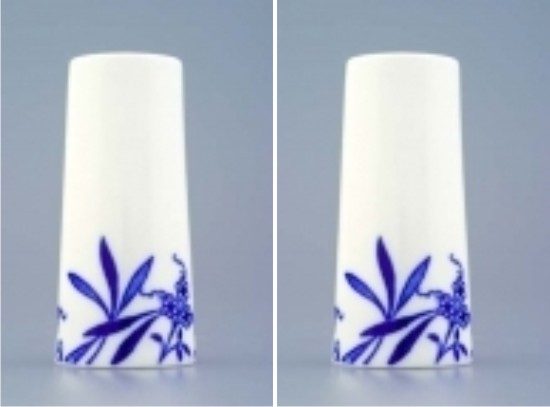 Salt and pepper shakers 10 cm, Bohemia Cobalt, Cesky porcelan a.s.