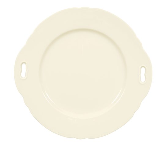 Cake plate with handles 27 x 26 cm, Marie-Luise ivory, Seltmann