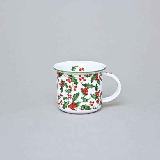 Mug Tina Fantasia, Christmas - Holly, 100 ml mini, Český porcelán a.s.