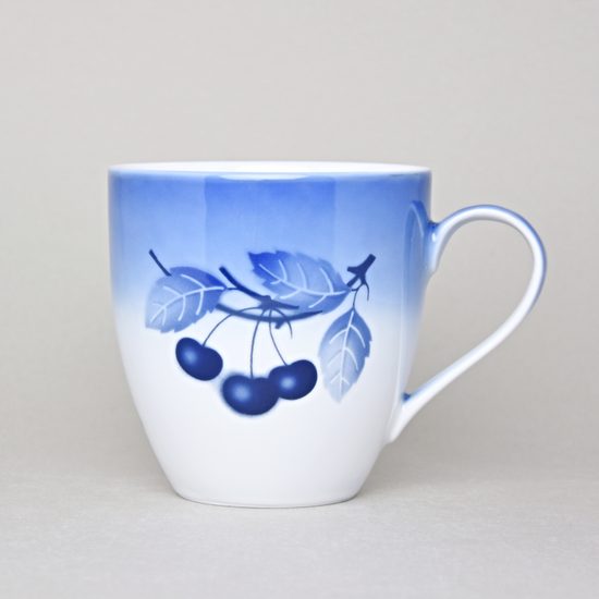Mug Klara 0,6 l, Thun 1794 Carlsbad porcelain, BLUE CHERRY