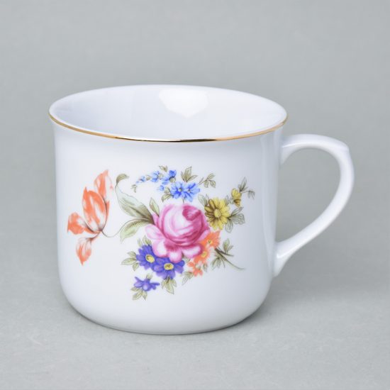 Mug Warmer 0,65 l, meissen rose, Cesky porcelan a.s. - Český porcelán a.s.  - Mugs, bowls and saucers different decors - Cesky porcelan a.s. Dubi, by  Manufacturers or popular decors - Dumporcelanu.cz -