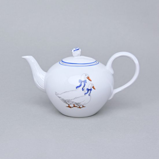 Pot tea 0,9 l, Český porcelán a.s., Goose