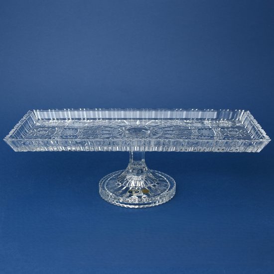 Podnos na noze 39 x 17,5 x 12 cm, brus 500pk, Bohemia Crystal