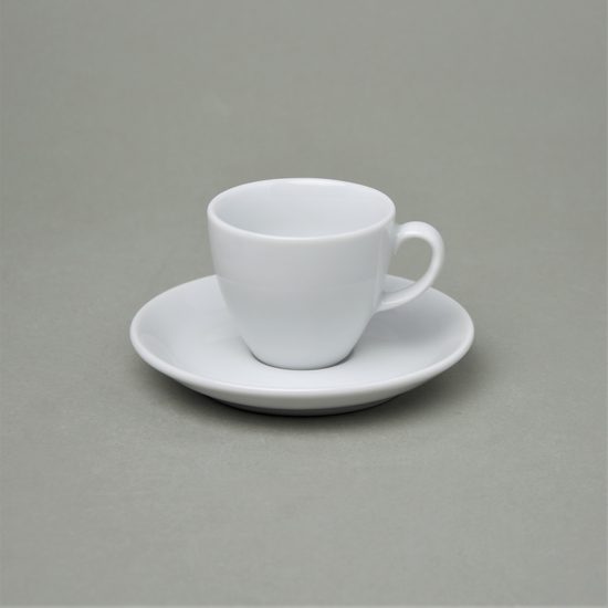Cup 70 ml espresso and saucer 11 cm, Isabelle, Langenthal 1906