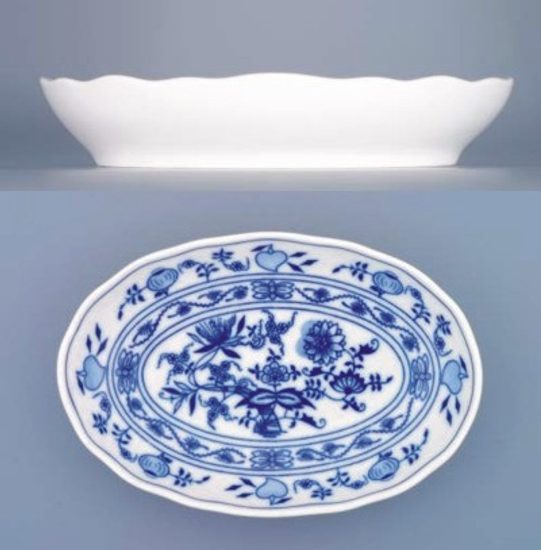 Dish oval 20 cm, Original Blue Onion pattern